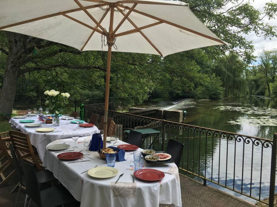 Magnifique Moulin Proche Chablis, Jacuzzi Et Riviere Villa Annay-sur-Serein Eksteriør bilde