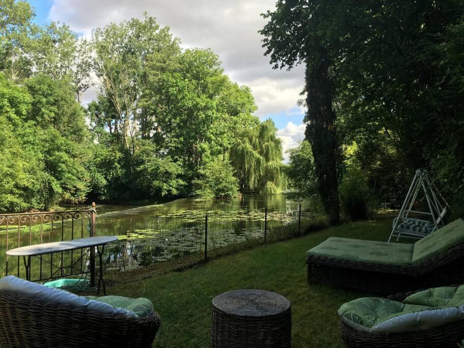 Magnifique Moulin Proche Chablis, Jacuzzi Et Riviere Villa Annay-sur-Serein Eksteriør bilde