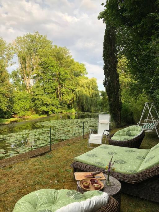 Magnifique Moulin Proche Chablis, Jacuzzi Et Riviere Villa Annay-sur-Serein Eksteriør bilde